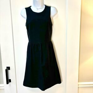 Madewell black fit and flare dress size Xs